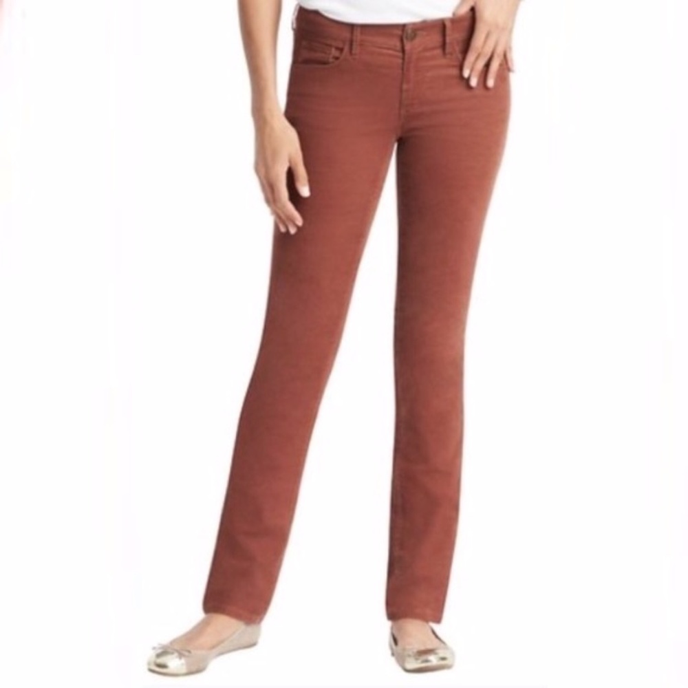 LOFT MODERN STRAIGHT FIT CORDUROY JEANS